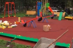 Устройство детских площадок